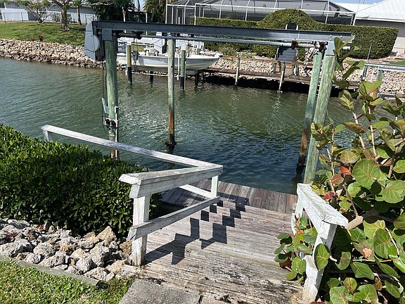 Path leading to fishing dock and Sunset views