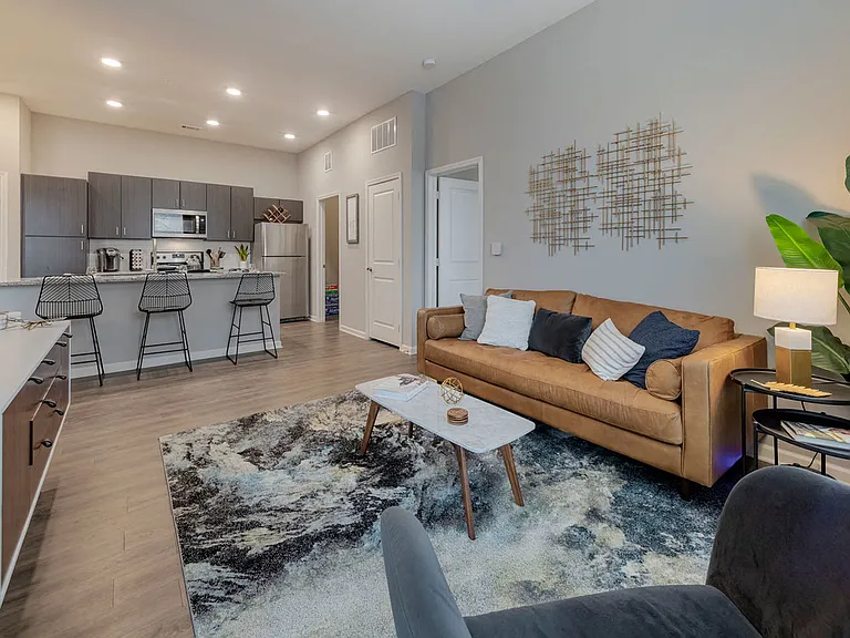 Living Room Kitchen