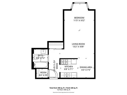 Floor plan Studio