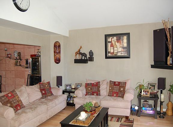 Vaulted Living Room