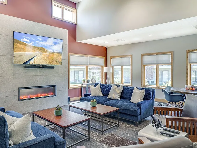 Gather with friends in the inviting clubhouse, perfect for hosting your private events.