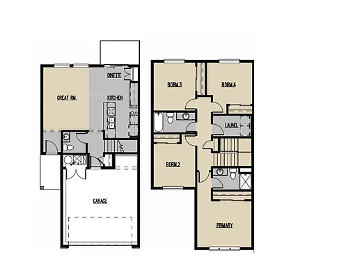 Floor plan Caspian Court - 4 Bedroom