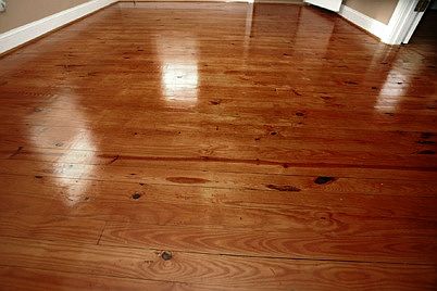 Beautiful finished wood floors