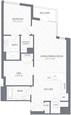 Floor plan A3 Den