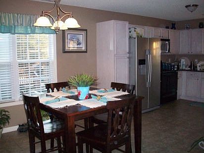 Open Dining Room and Kitchen