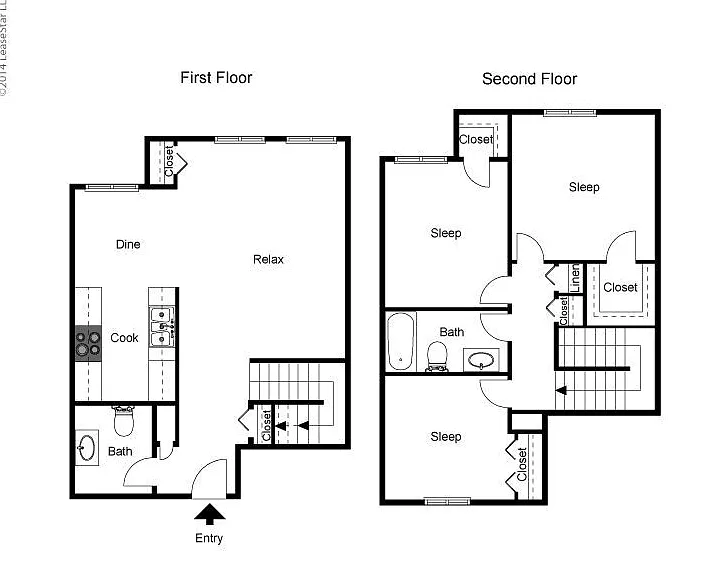 Large 3 Bed 1.5 Bath
