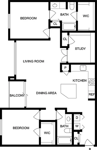 Floor plan Piction