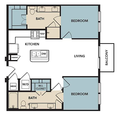 Floor plan B3
