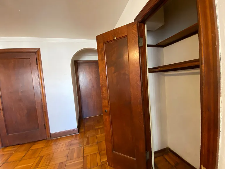 Two closets in main room.