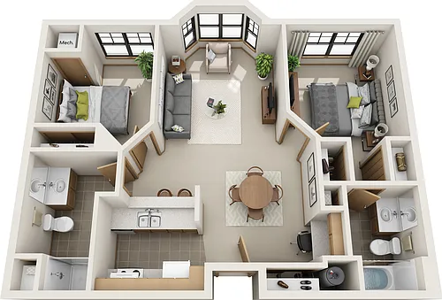 Floor plan Hemingway