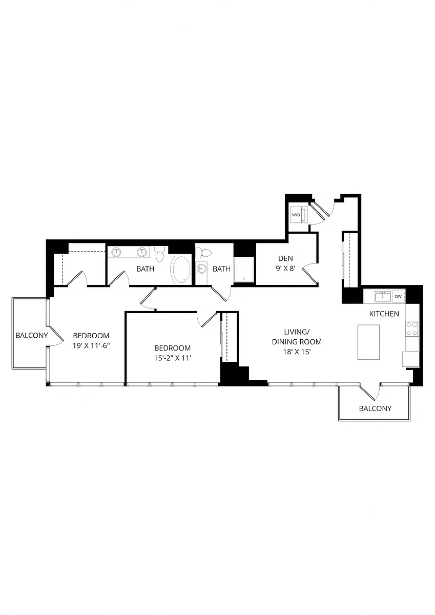 Floor plan 2x2d C7