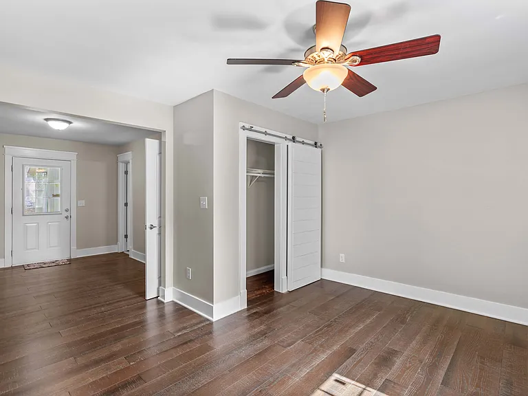 Master bedroom with ensuite bathroom
