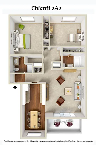 Floor plan Chianti