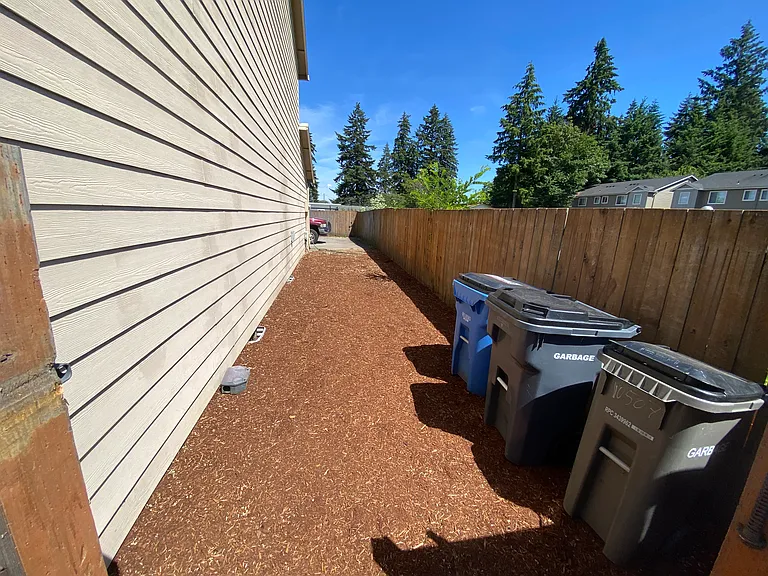 South side yard - 10 feet wide