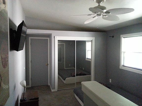 Master bedroom closets