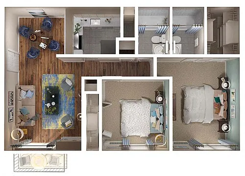 Floor plan Pullman