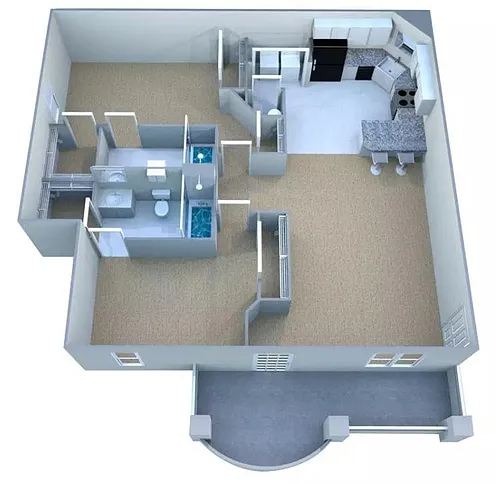 Floor plan Custom Deluxe III - Phase2