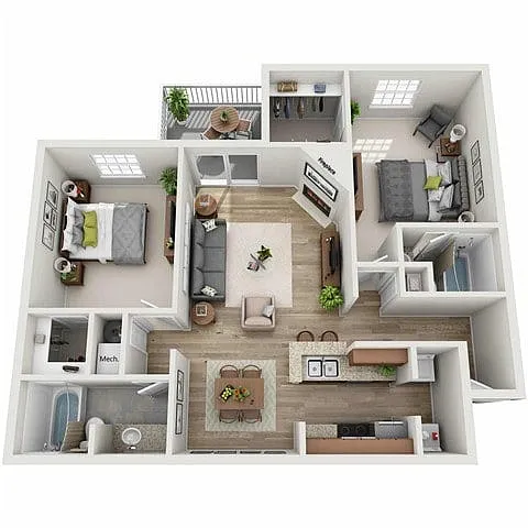 Floor plan 2A20
