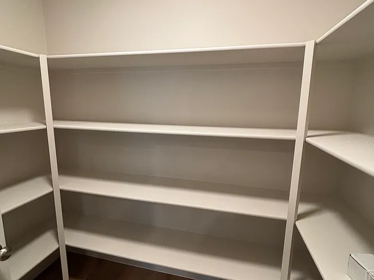 Kitchen pantry with tons of shelf space