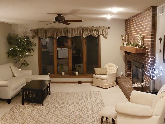 Living room repainted