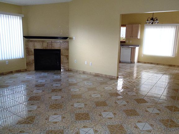 Living room and gas fireplace