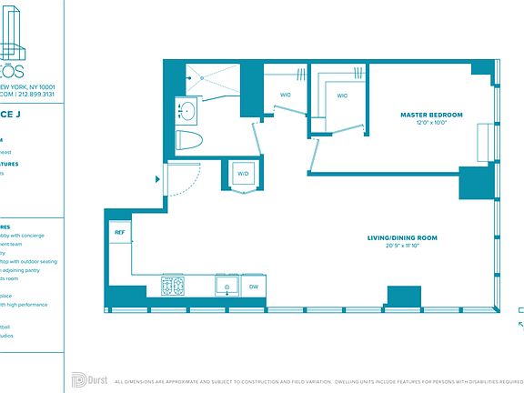 2nd image of 100 W 31st St APT 36J