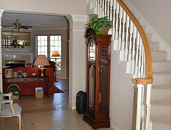 Beautiful Foyer Greets your Friends & Family.