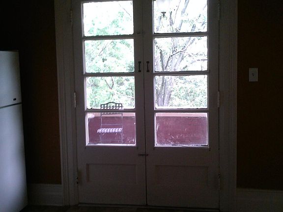 Entrance to balcony.