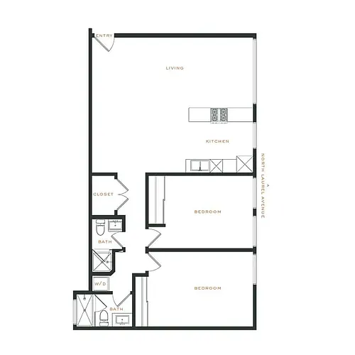 Floor plan Premium 2/2