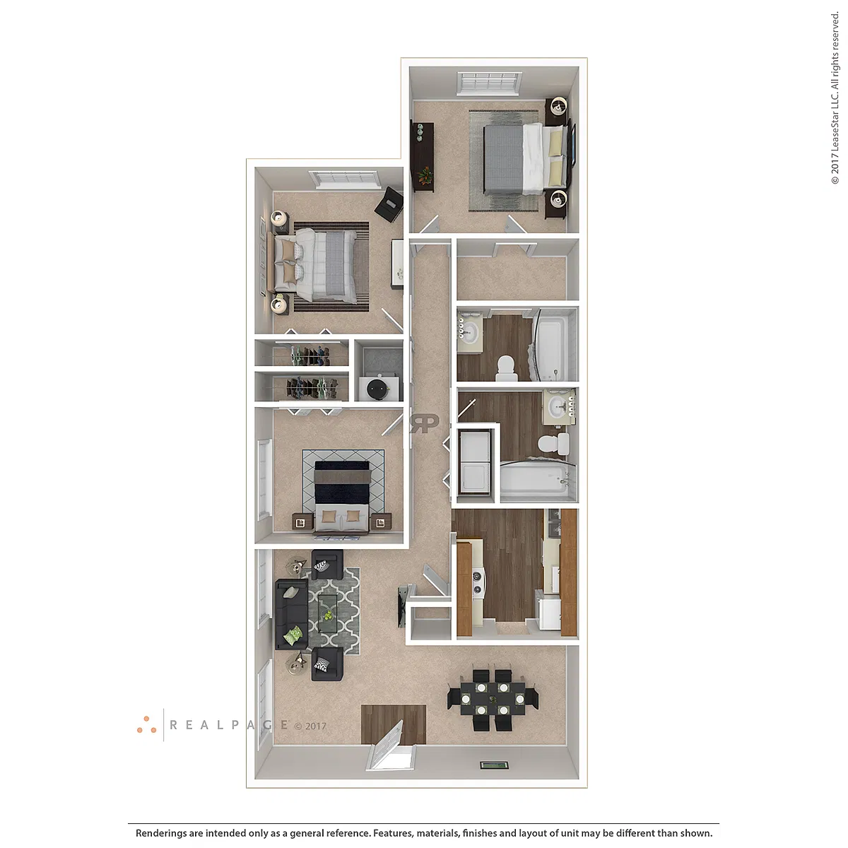 Floor plan The Cambridge
