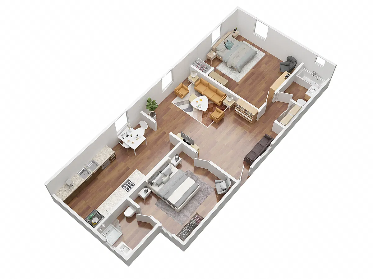 Floor plan Santa Monica