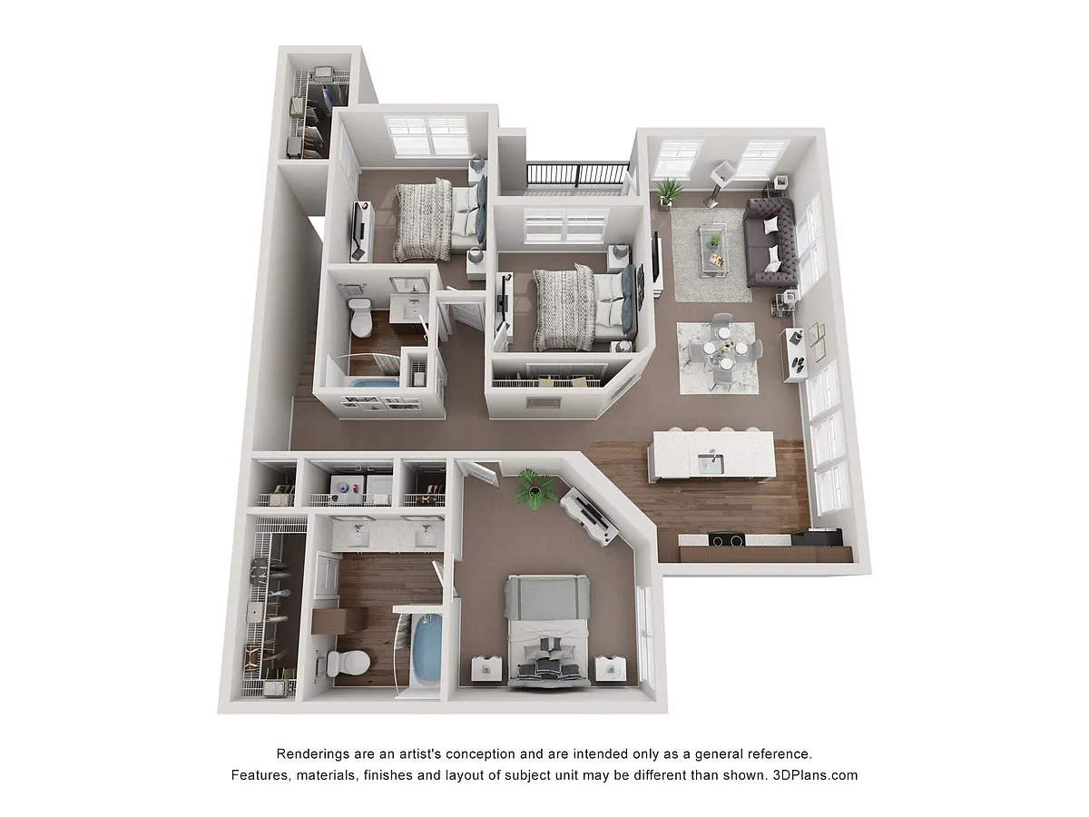 Floor plan Mainsail