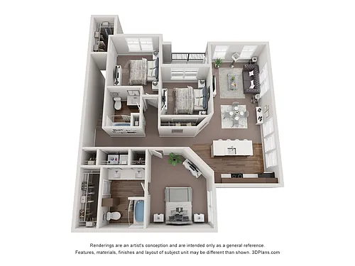 Floor plan Mainsail
