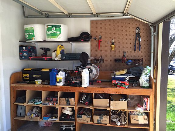 lots of shelves/organization