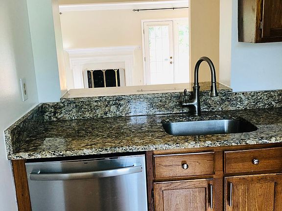 Living room from kitchen window