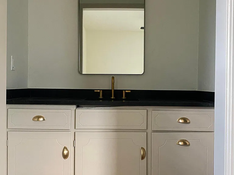 Master bath vanity