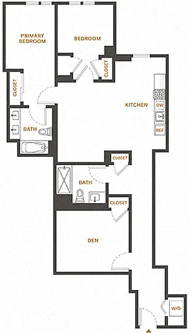 Floor plan 2 + DEN - A