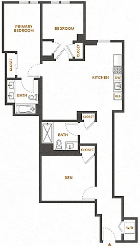 Floor plan 2 + DEN - A