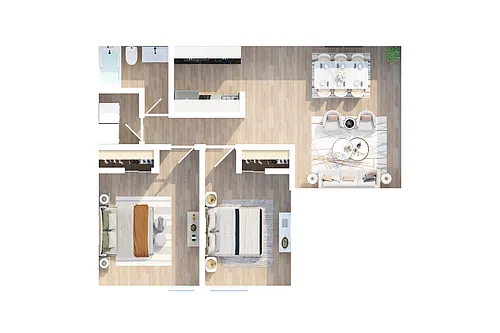 Floor plan 2X1