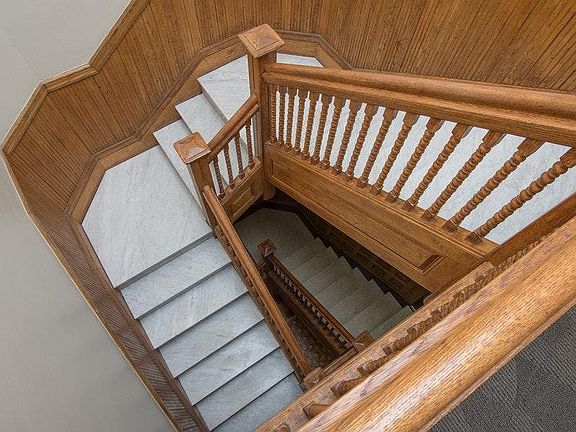 Marble stairwell