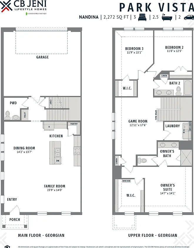 3 bed, 2.5 bath, 2272 sqft, $3,099 — Photo 3