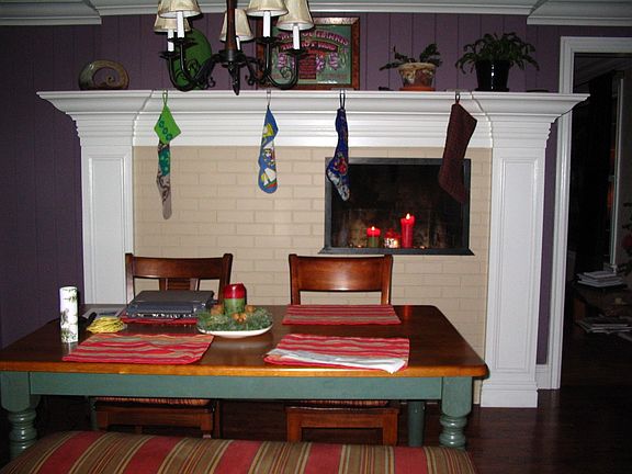 cozy fireplace #2 and mantel