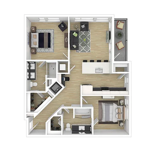 Floor plan B2