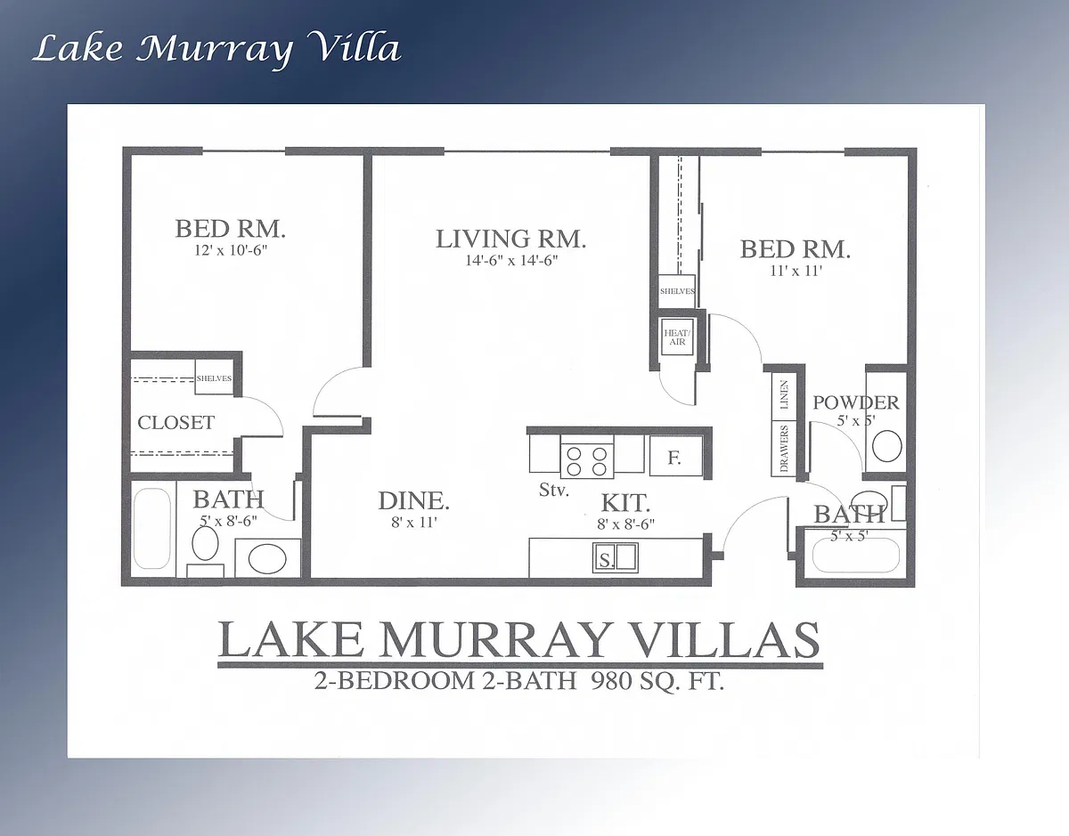 Floor plan 2 Bedroom