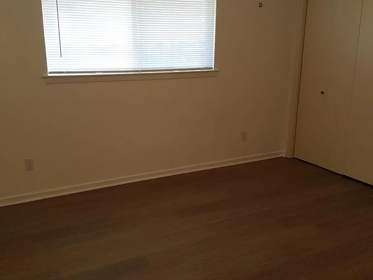 Bedroom easily fits a King bed