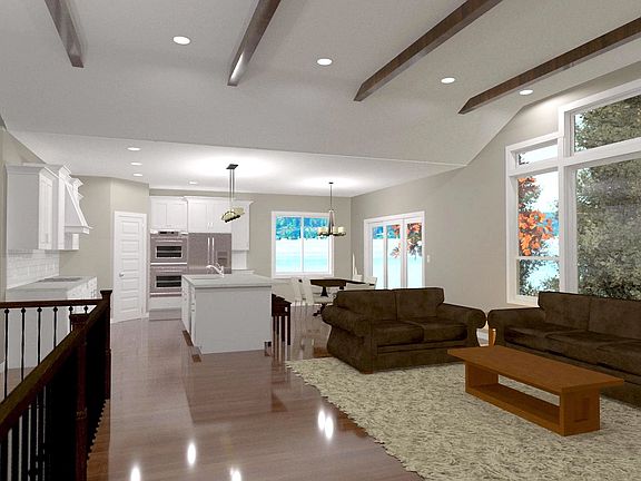 Key West living dining kitchen