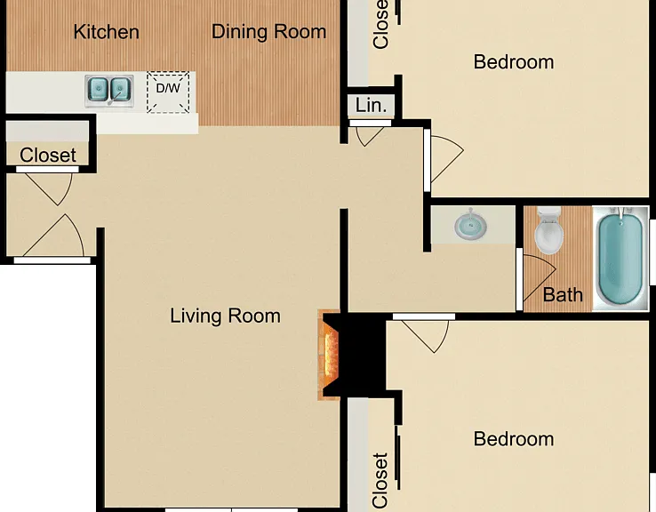 Plan 3 Floorplan Diagram