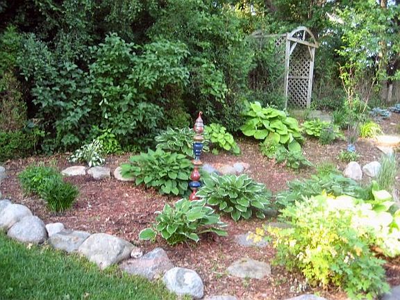 Lush perennial gardens