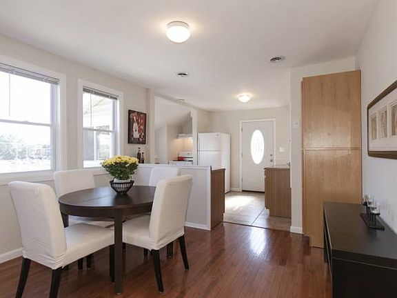 Bright dining area