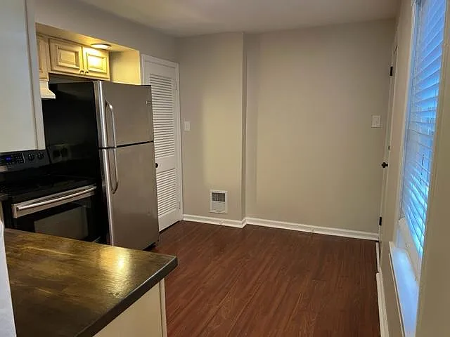 Kitchen with Door to Outside